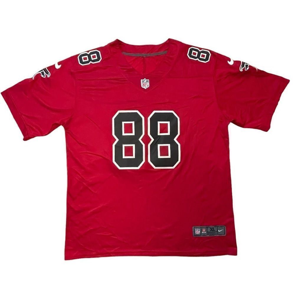 Nike NFL ATLANTA FALCONS Men's #88 V-Neck Embroidered Sportstyle Jersey Size XL